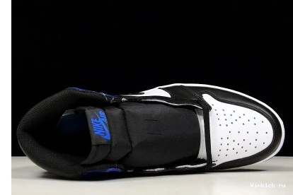 ROYAL-WHITE MENS JORDAN AIR BLACK 1 SPORT “FRAGMENT” RETRO 0911